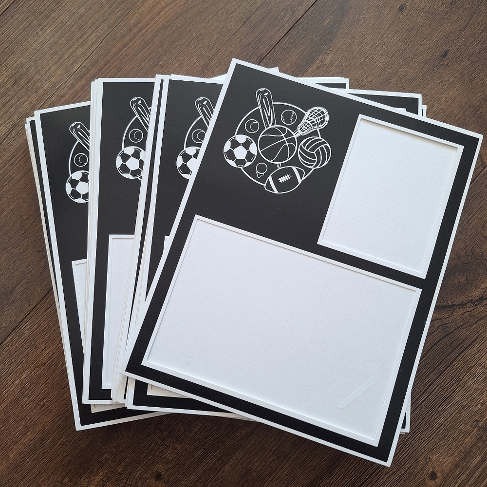 8x10 Cardstock Sports Memory Mate
